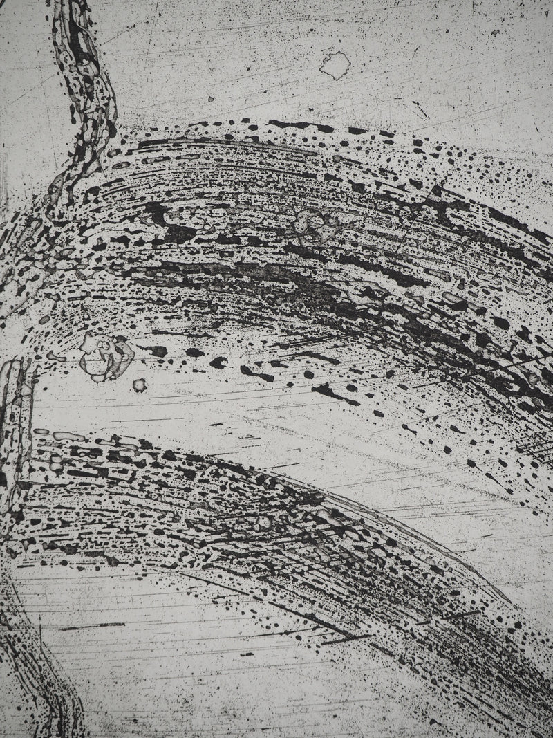 Bengt LINDSTROM : Le Chamane au chapeau, Gravure originale (photo de détail 6) - Crédit photo : Galerie Art.Paris