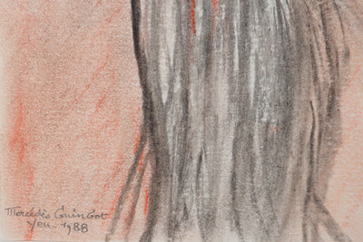 Mercédès GUINGOT : La danseuse de flamenco, Dessin original signé