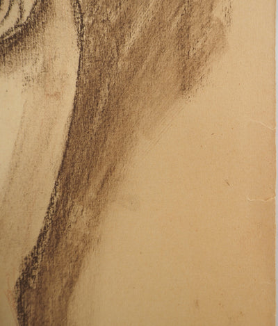 Mercédès GUINGOT : Nu féminin, Dessin original signé