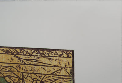 Rodrigo BARRIENTOS : Composition abstraite, Gravure originale signée