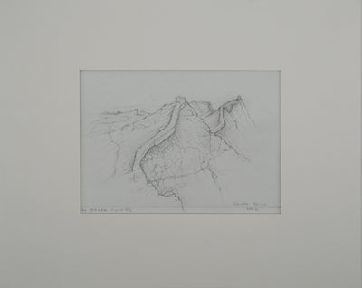 Cécile REIMS : La grande muraille, Dessin original signé