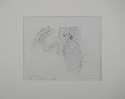 Cécile REIMS : La grande muraille III, Dessin original signé
