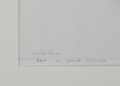 Cécile REIMS : La grande muraille III, Dessin original signé