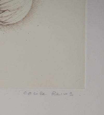 Cécile REIMS : Anatomies végétales, Gravure originale signée