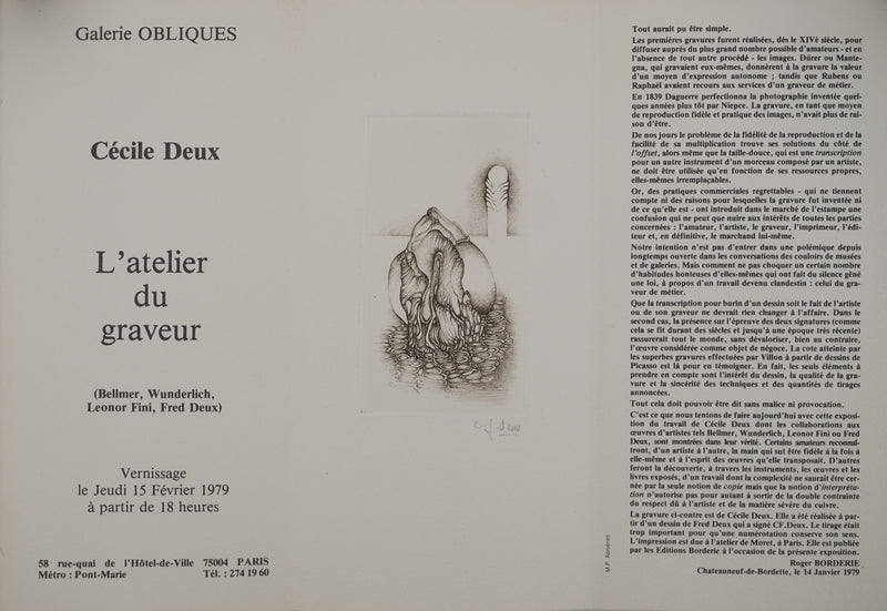 Fred DEUX : Sortant de l&