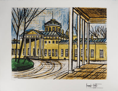 Bernard BUFFET : Saint-Pétersbourg, le Palais de Tauride, Gravure originale (vue générale) - Crédit photo : Galerie Art.Paris