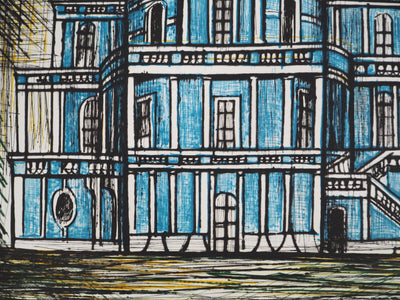 Bernard BUFFET : Saint-Pétersbourg, le Palais des glissades, Gravure originale (photo de détail 6) - Crédit photo : Galerie Art.Paris