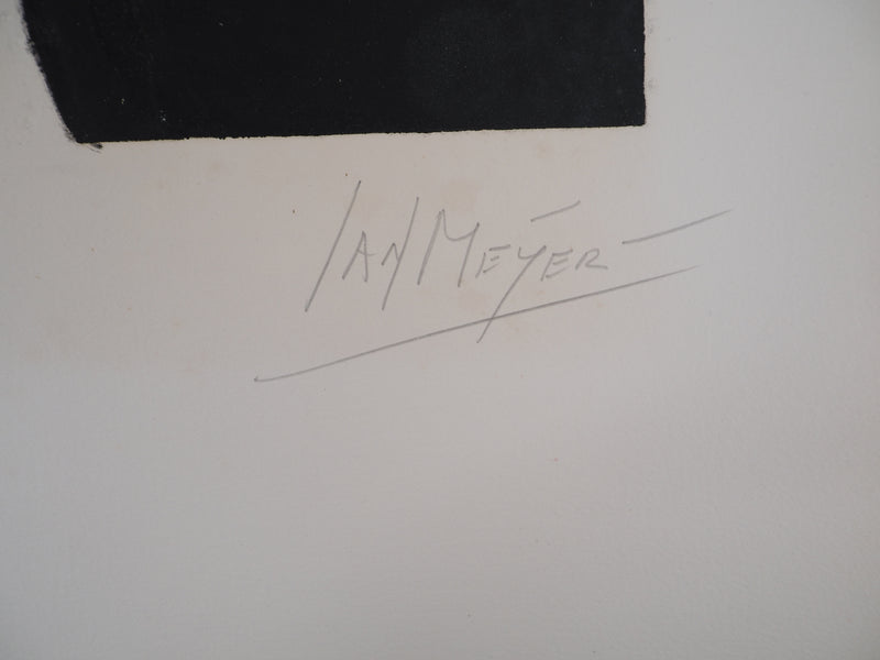Jan MEIJER : La Coupe, Gravure originale (photo de détail 2) - Crédit photo : Galerie Art.Paris