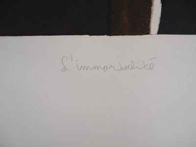 Jan MEIJER : L'immortalité, Gravure originale (photo de détail 9) - Crédit photo : Galerie Art.Paris