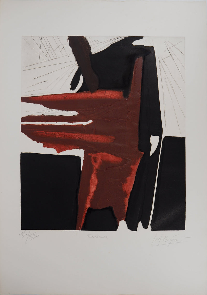 Jan MEIJER : La dernière goutte, Gravure originale (vue générale) - Crédit photo : Galerie Art.Paris