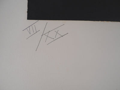 Jan MEIJER : La dernière goutte, Gravure originale (photo de détail 6) - Crédit photo : Galerie Art.Paris