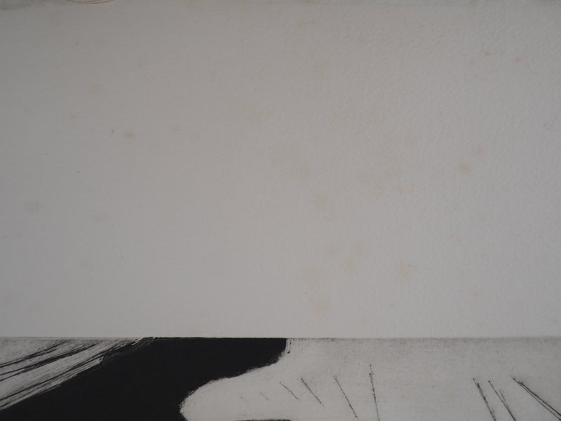 Jan MEIJER : La dernière goutte, Gravure originale (photo de détail 8) - Crédit photo : Galerie Art.Paris