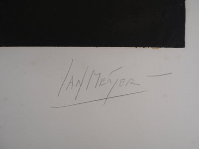 Jan MEIJER : L'équilibre, Gravure originale (photo de détail 2) - Crédit photo : Galerie Art.Paris
