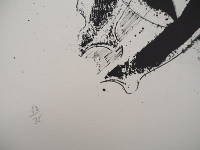 ARMAN : Accumulation de coins de violon, Lithographie originale signée