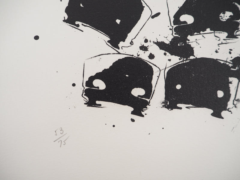 ARMAN : Accumulation de chevalets de violon, Lithographie originale signée
