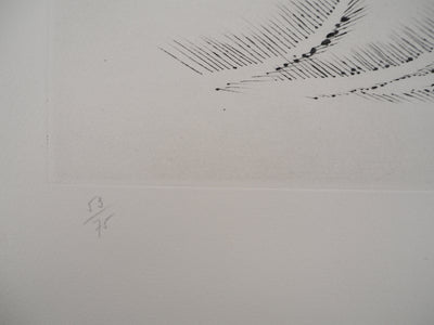 ARMAN : Jeux de quatre violons, Gravure originale signée