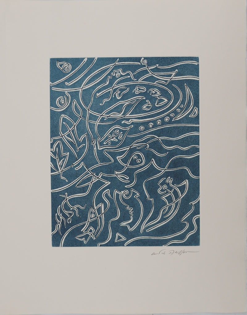 André MASSON : Ouragan, Gravure originale (vue générale) - Crédit photo : Galerie Art.Paris