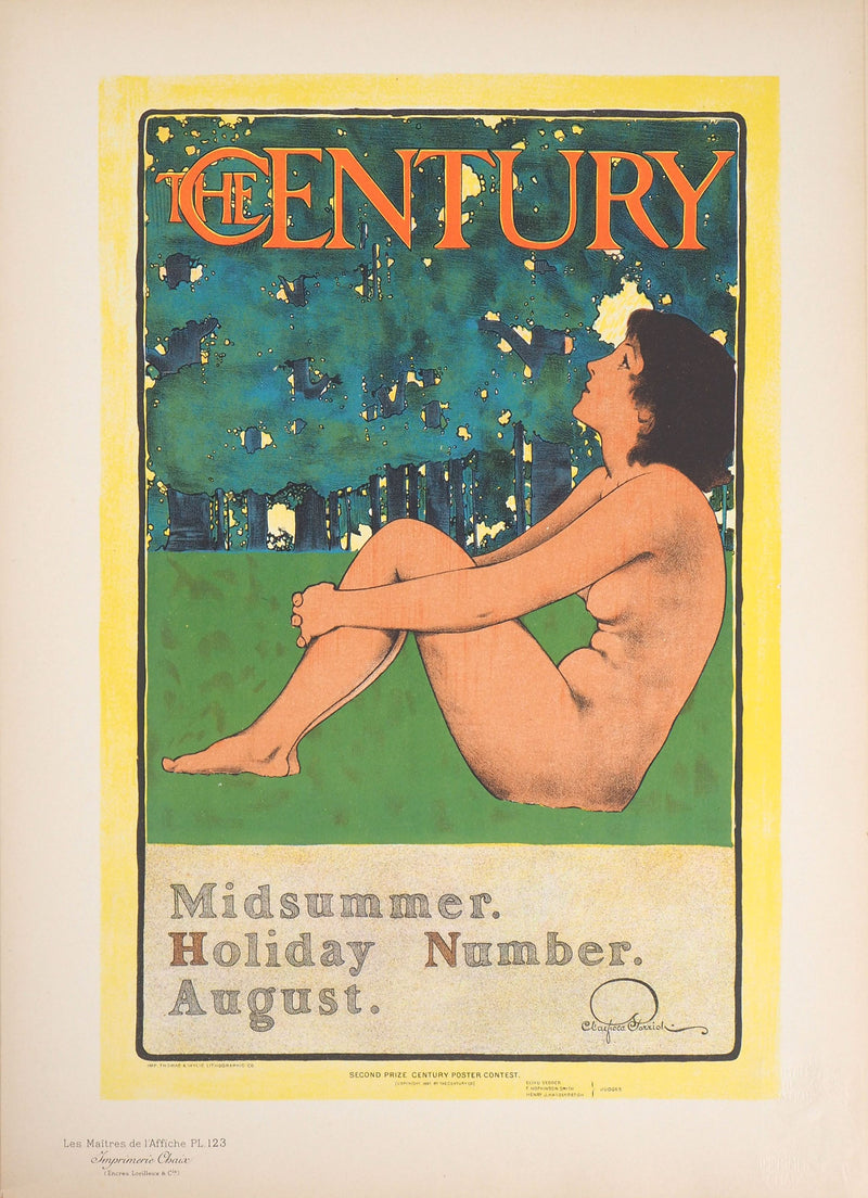 Maxfield PARRISH : The Century, Midsummer, Lithographie originale signée