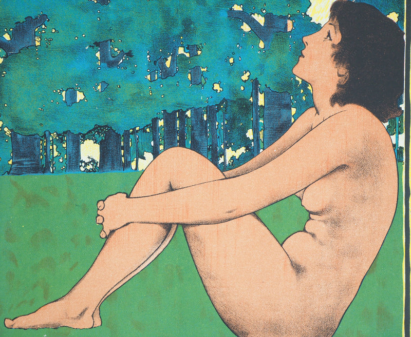 Maxfield PARRISH : The Century, Midsummer, Lithographie originale signée