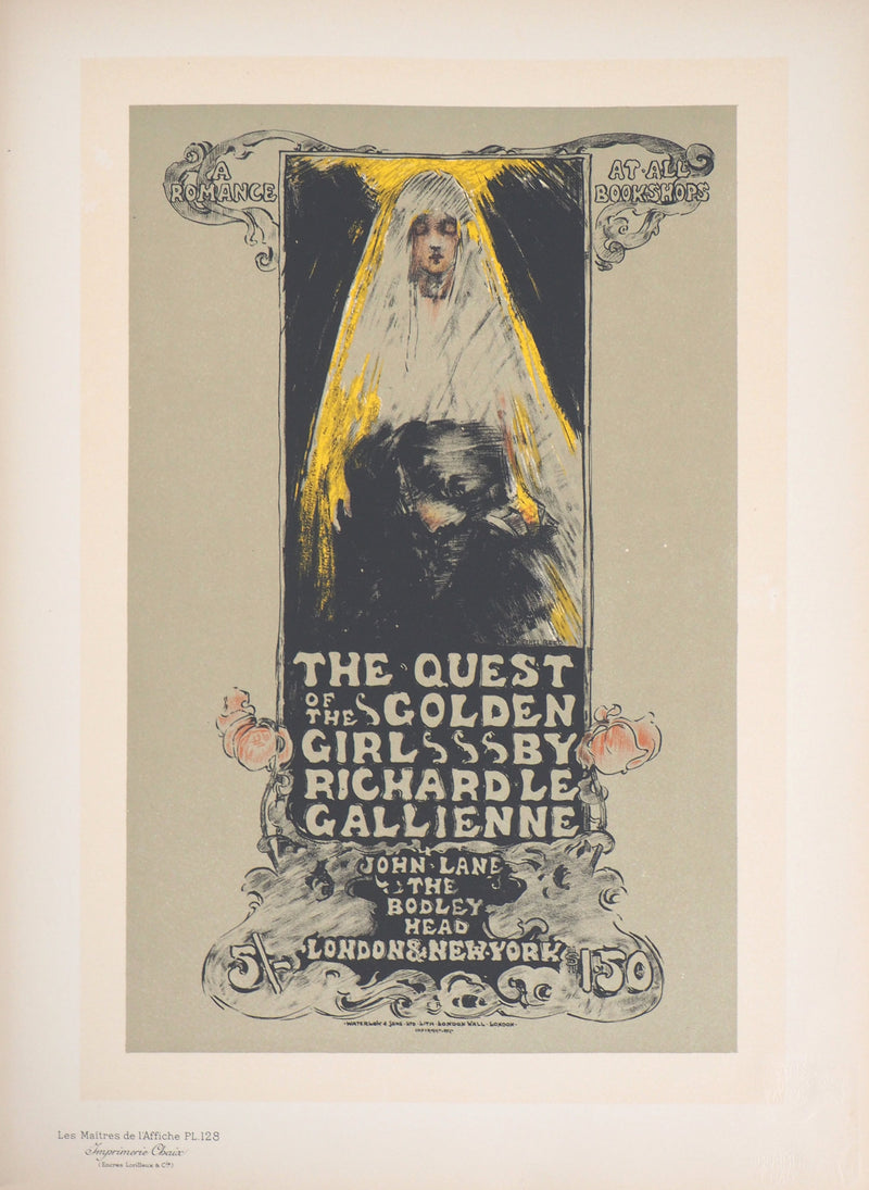 ADA Ethel REED, The Prayer, 1897, Signed lithograph