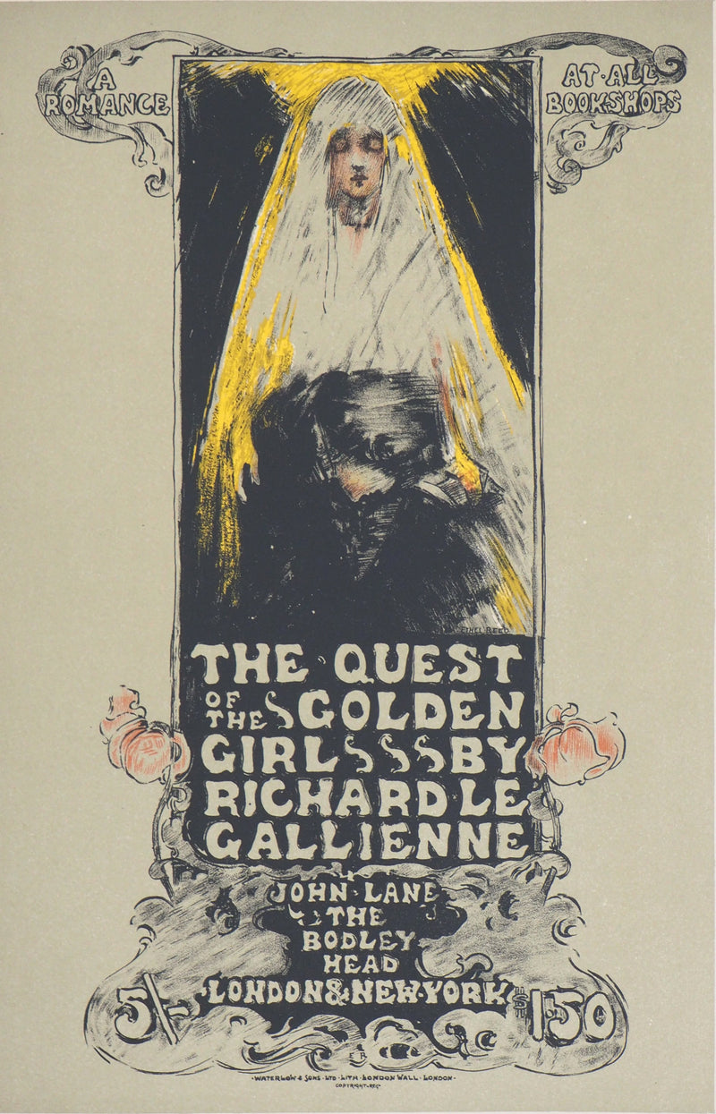 ADA Ethel REED, The Prayer, 1897, Signed lithograph