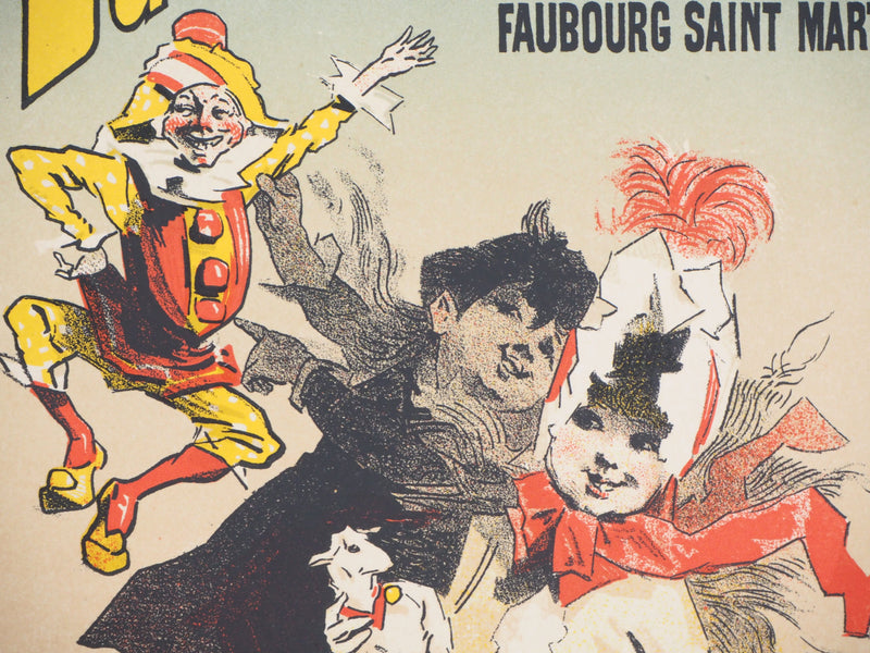Jules CHERET : Les enfants joyeux, Lithographie originale signée