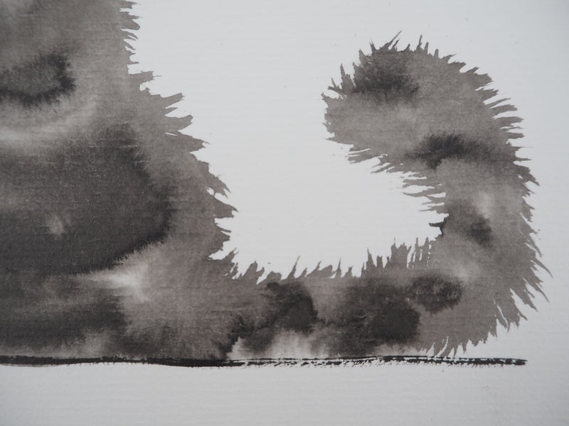 Laszlo TIBAY : Regard complice des frères chatons, Dessin original à l&