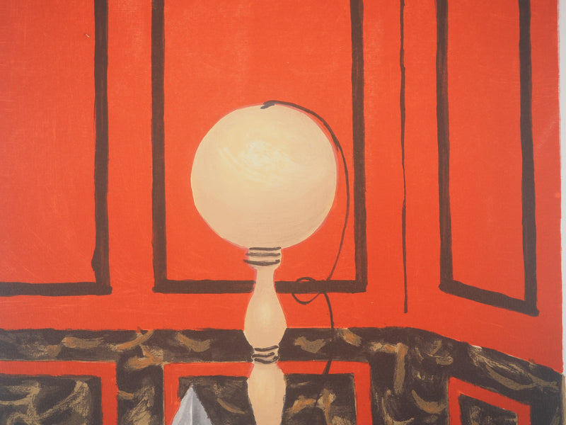 Roger CHAPELAIN-MIDY : Surréalisme : Nature morte au bilboquet, Lithographie originale (photo de détail 4) - Crédit photo : Galerie Art.Paris