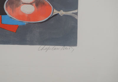 Roger CHAPELAIN-MIDY : Surréalisme : Nature morte au bilboquet, Lithographie originale (photo de détail 2) - Crédit photo : Galerie Art.Paris