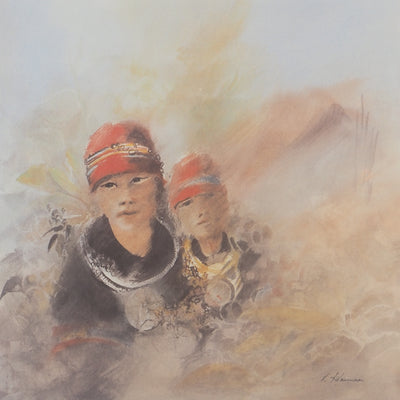 AP33 Maurice FILLONNEAU, Hommage an die Entdeckerinnen, Original signierte Lithographie