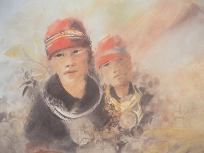 AP33 Maurice FILLONNEAU, Hommage an die Entdeckerinnen, Original signierte Lithographie