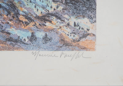 Maurice BUFFET : Paysage provençal, Lithographie originale (photo de détail 2) - Crédit photo : Galerie Art.Paris
