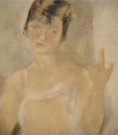 Jules PASCIN : Amitié féminine, Lithographie originale (photo de détail 3) - Crédit photo : Galerie Art.Paris