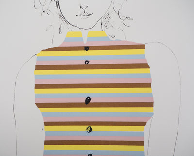 Pablo PICASSO (d’après) : Portrait d’une jeune fille, Lithographie signée