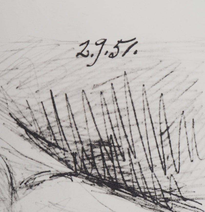 Pablo PICASSO (d’après) : Bien sûr, je le peux ... ! , Lithographie