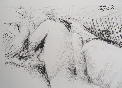 Pablo PICASSO (d’après) : Bien sûr, je le peux ... ! , Lithographie