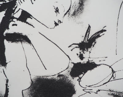 Pablo PICASSO (d’après) : Ange offrant un cadeau, Lithographie