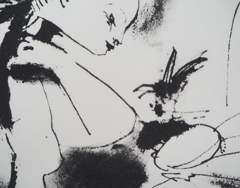 Pablo PICASSO (d’après) : Ange offrant un cadeau, Lithographie