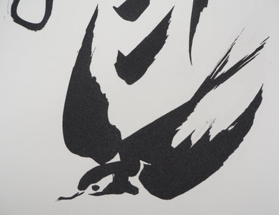 Pablo PICASSO (d’après) : Le vol d'oiseau, Lithographie signée