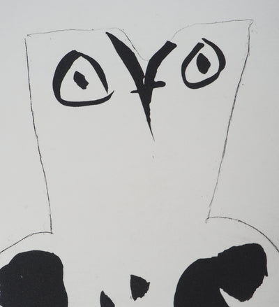 Pablo PICASSO (d’après) : Pichet chouette, Lithographie signée