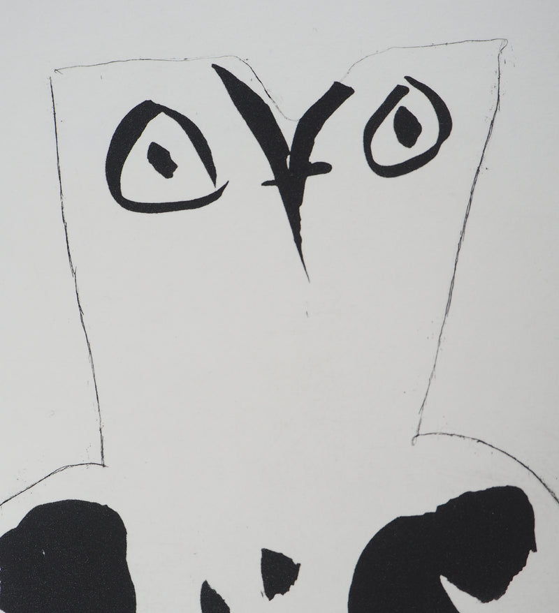Pablo PICASSO (d’après) : Pichet chouette, Lithographie signée