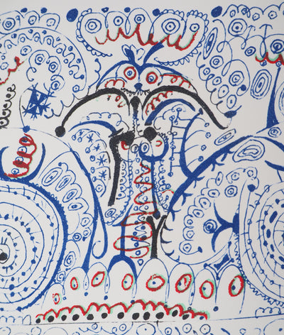 Pablo PICASSO (d’après) : L’escale, St Tropez, Lithographie