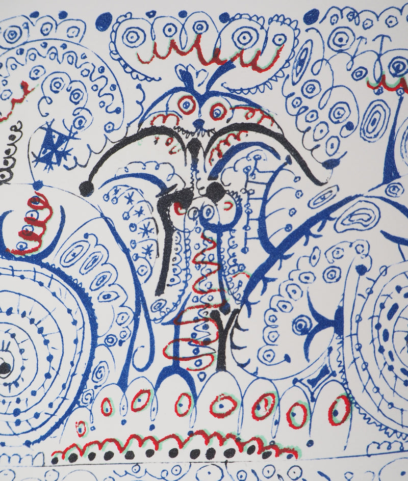 Pablo PICASSO (d’après) : L’escale, St Tropez, Lithographie