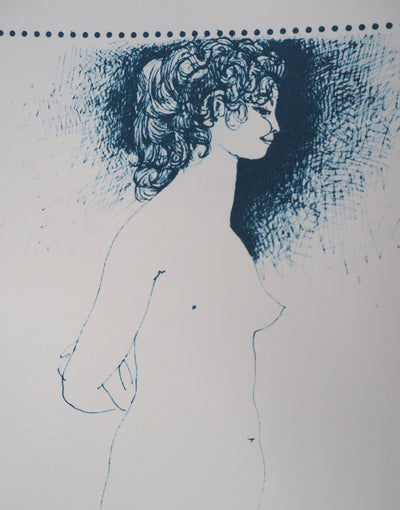 Pablo PICASSO (d’après) : Nu à genou, Lithographie