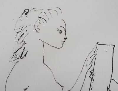 Pablo PICASSO (d’après) : L'amour peintre, Lithographie