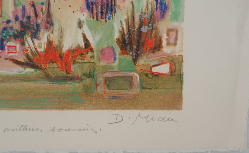 AF Emilio GRAU SALA, Young blonde girl, Original signed watercolor