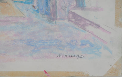 Manoel PILLARD : Été en Grèce, Dessin original signé