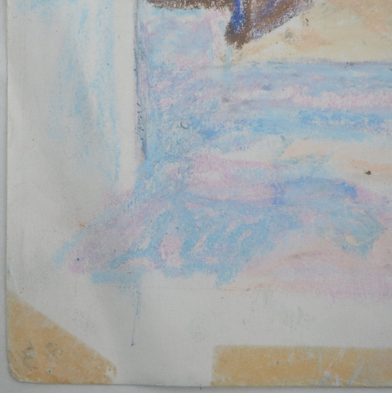 Manoel PILLARD : Été en Grèce, Dessin original signé