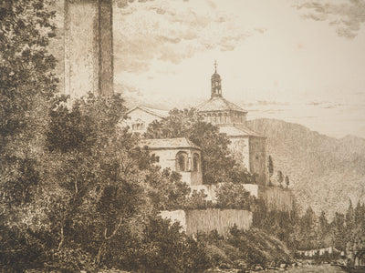 Léon GAUCHEREL: The sea, Original signed engraving