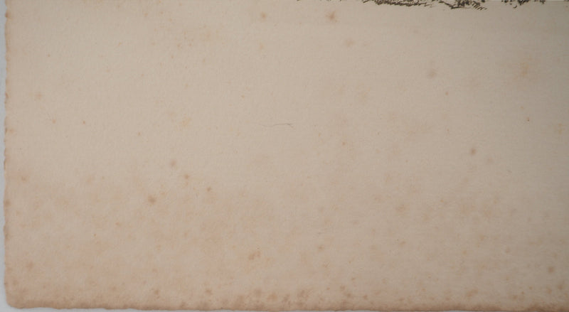 Léon GAUCHEREL: The sea, Original signed engraving